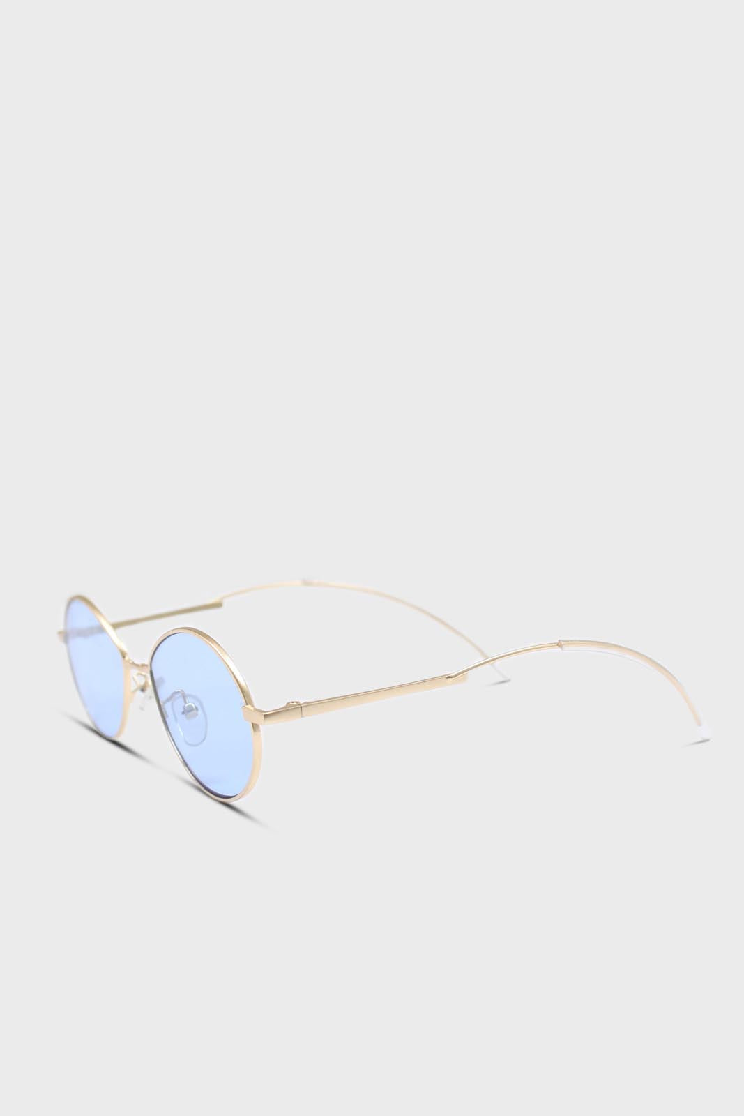 Blue and gold lined dragonfly sunglasses