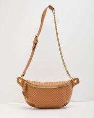 Passport Theory Woven Vegan Leather Belt Bag