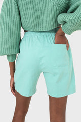 Mint simple loose fit shorts