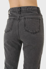 Washed grey mom jeans - 2302