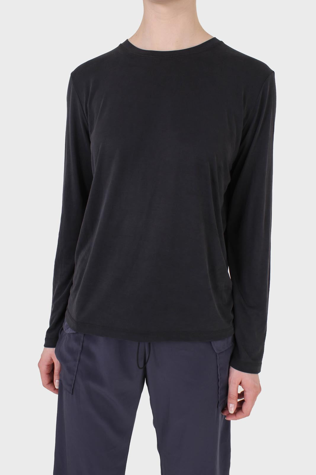 Black high neck perfect long sleeved tee