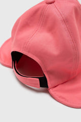 Pink velcro cotton bucket hat