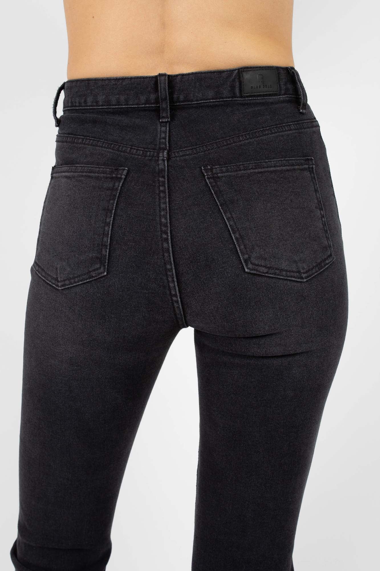 Washed black boot cut jeans - 3262