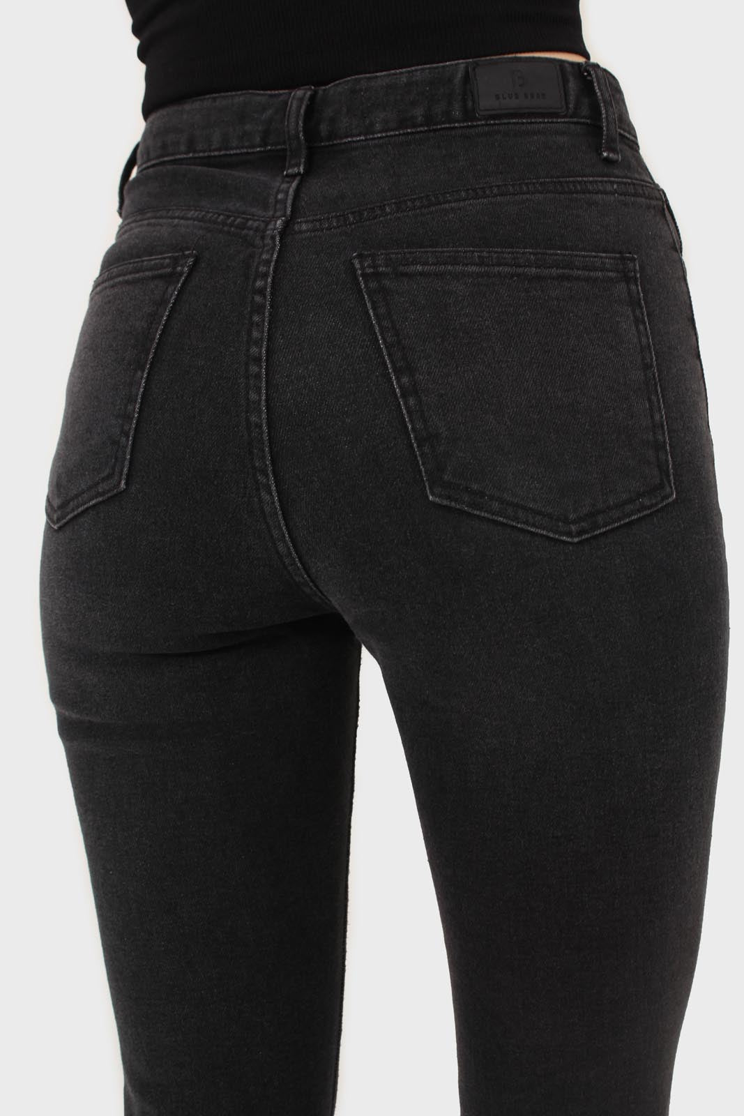 Washed black boot cut jeans - 3262