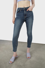 Mid blue skinny jeans-5354
