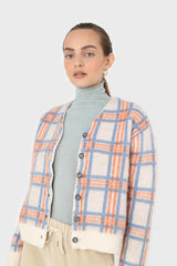 Blue soft thin turtleneck jersey top