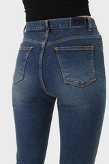 Washed blue boot cut jeans - 3263
