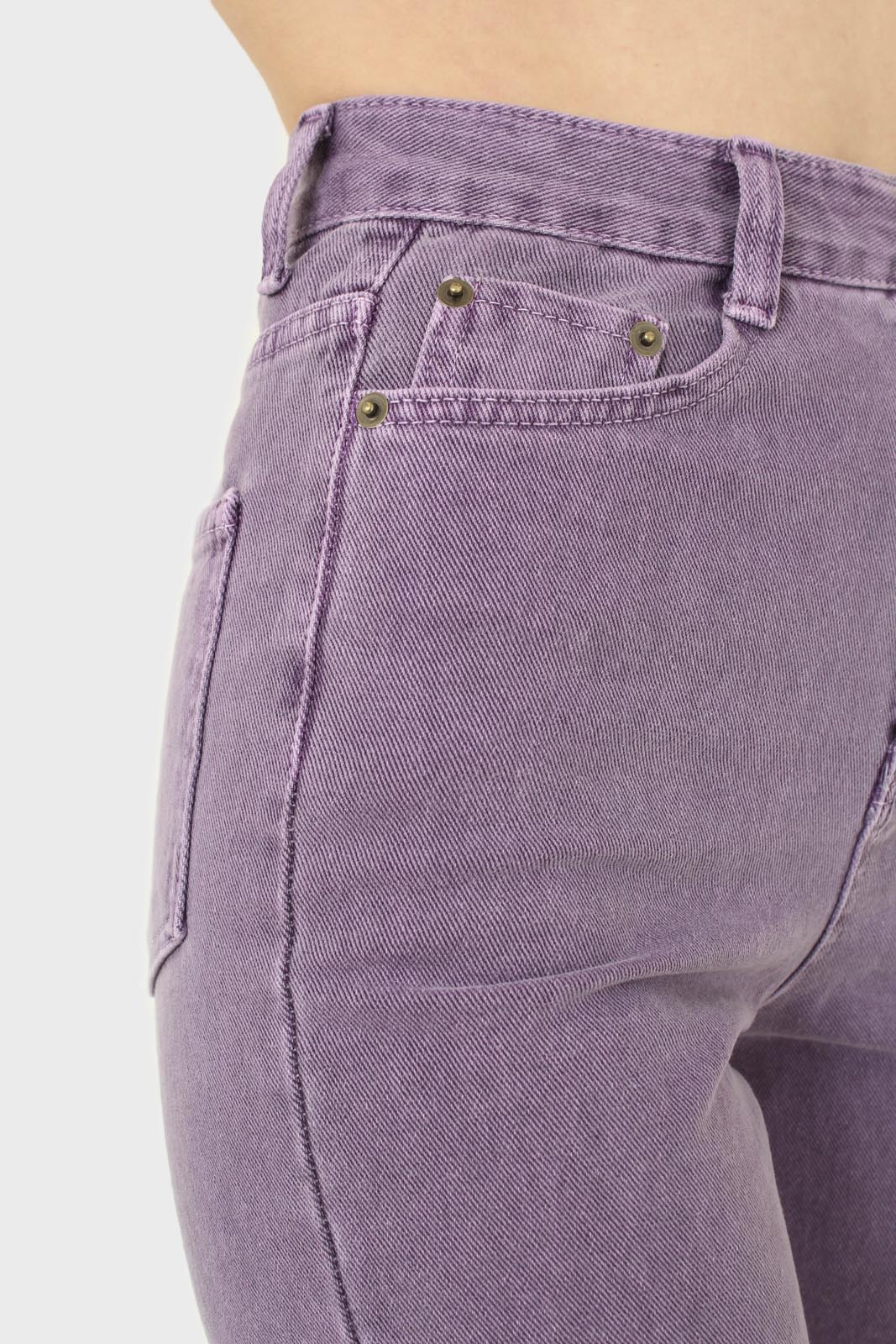 Washed violet mom jeans - 209