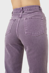 Washed violet mom jeans - 209