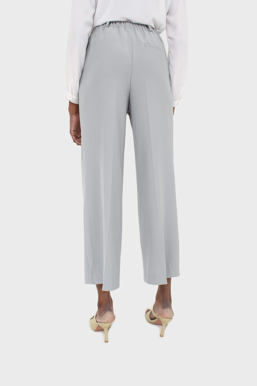 Mint green smart wide leg trousers