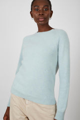 Mint crew neck raglan sleeve wool jumper