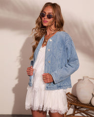 Joley Denim Quilted Jacket