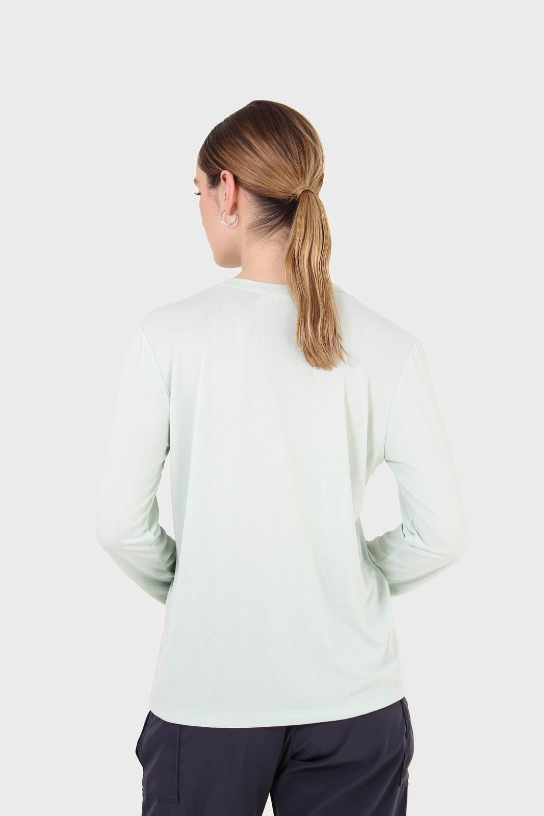 Mint green high neck perfect long sleeved tee