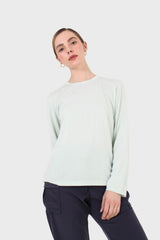 Mint green high neck perfect long sleeved tee