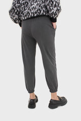 Charcoal loose fit sweatpants - set