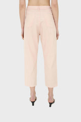 Pale pink loose fit boyfriend jeans - 3676