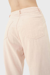 Pale pink loose fit boyfriend jeans - 3676