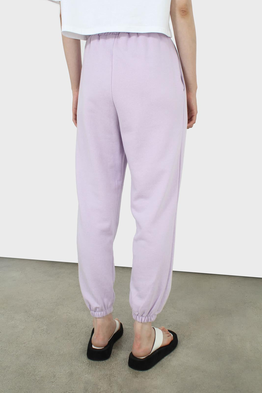 Lilac loose fit sweatpants - set