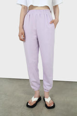 Lilac loose fit sweatpants - set