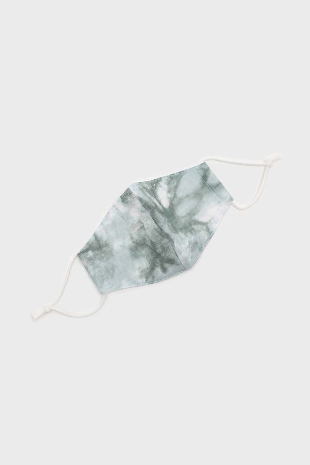 Khaki tie dye face mask