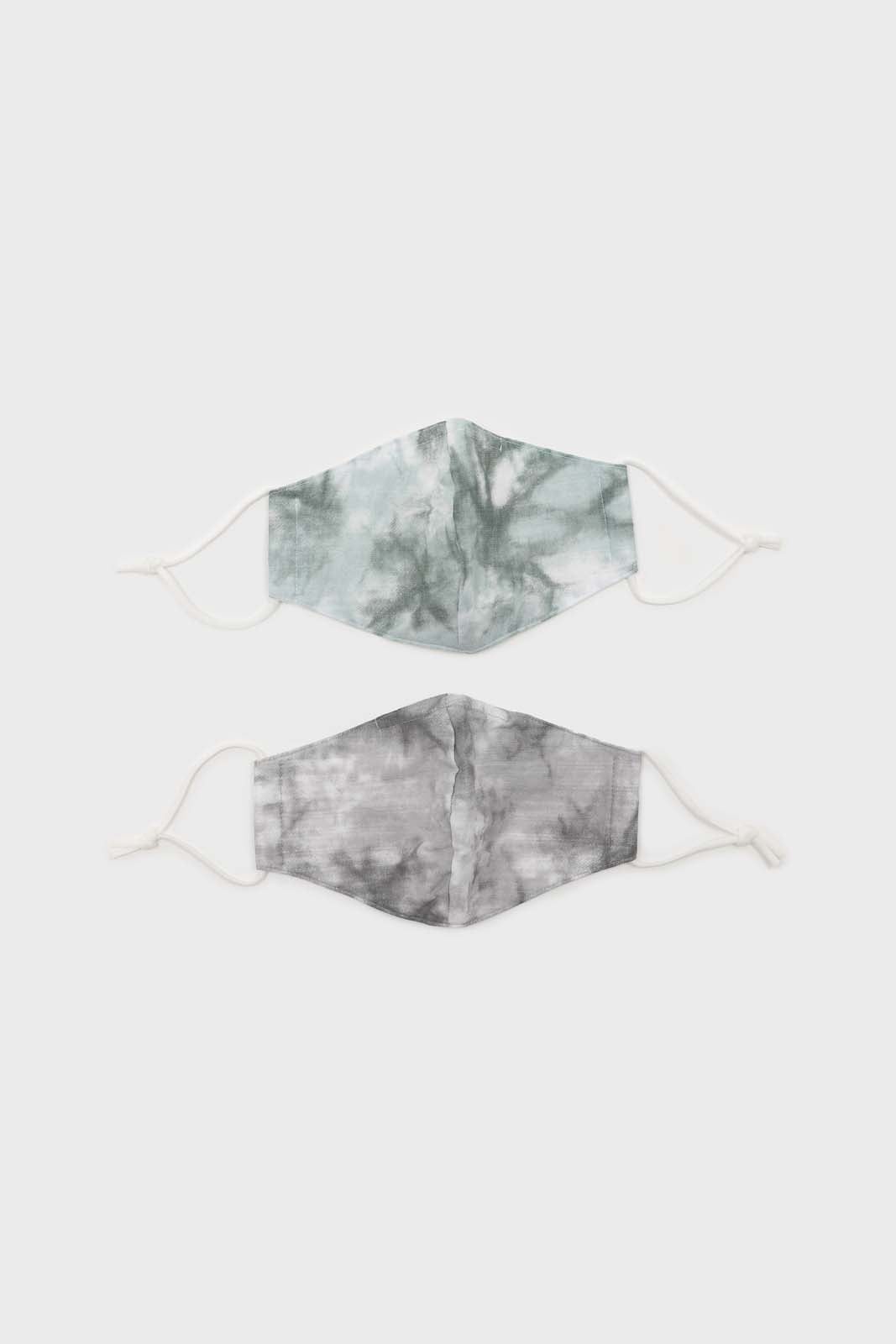 Khaki tie dye face mask