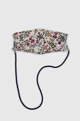 Navy face mask holder