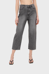 Grey washed mom jeans - 1335