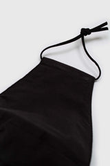 Black cotton face mask