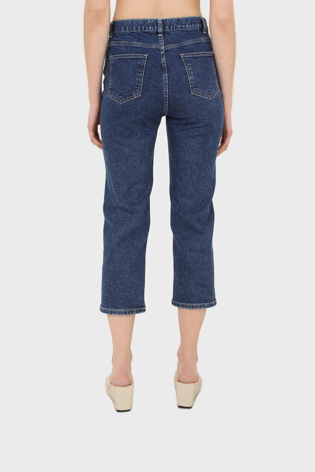 Mid blue straight jeans - 1208