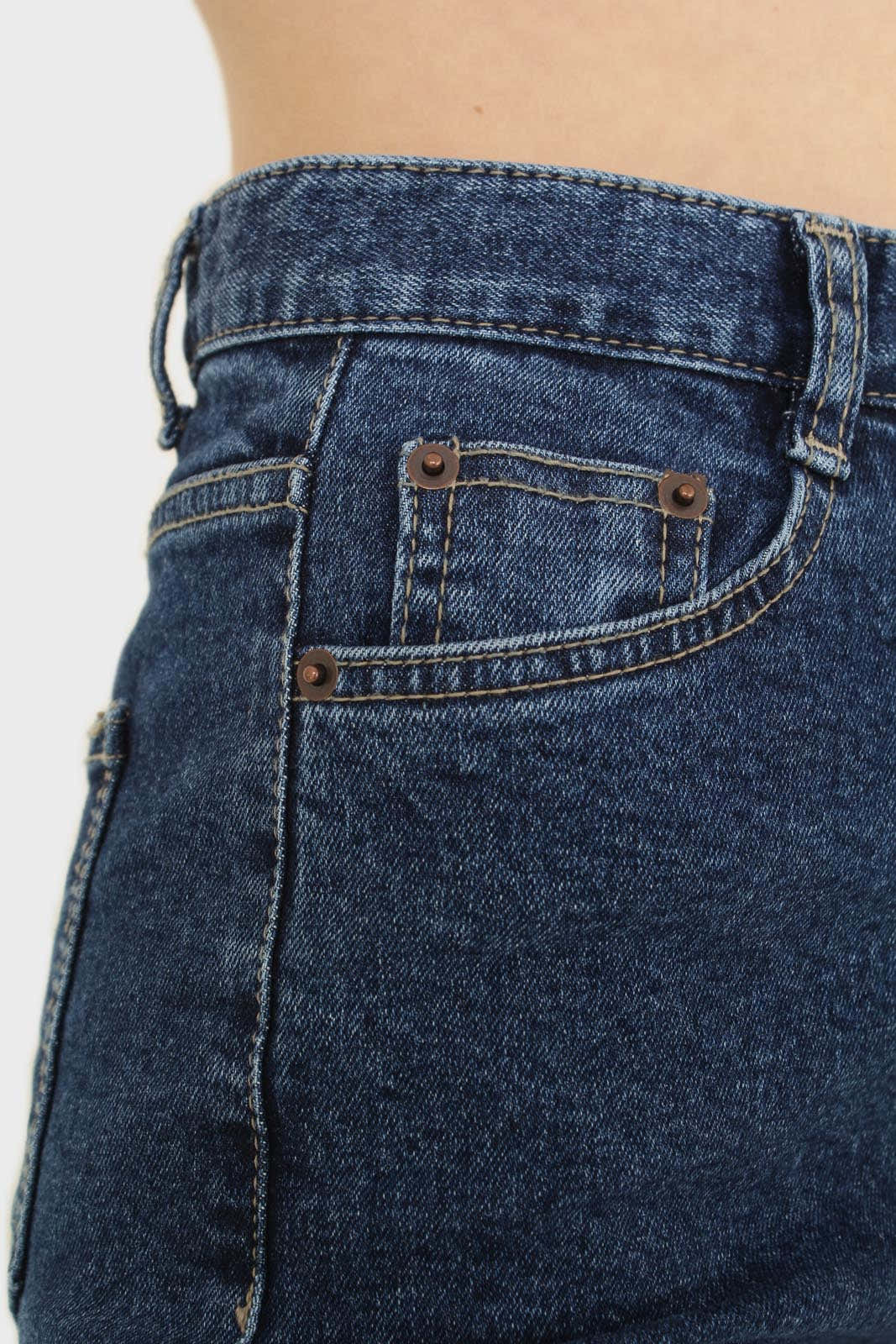Mid blue straight jeans - 1208