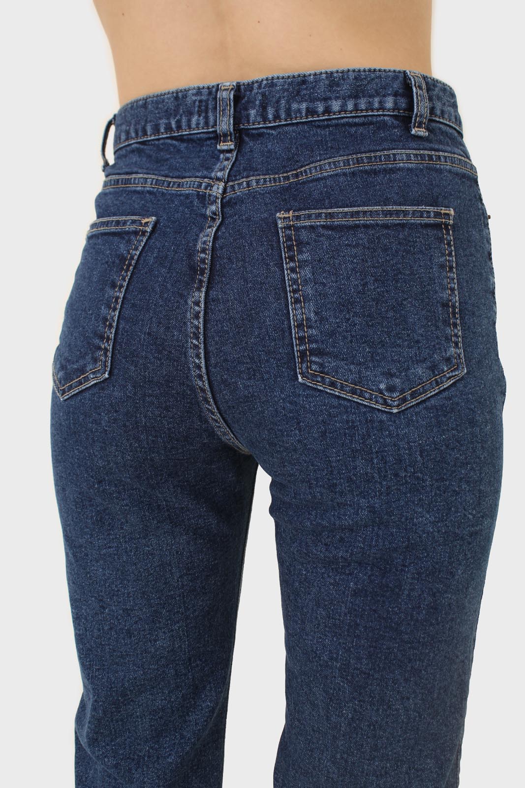 Mid blue straight jeans - 1208