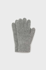 Grey mohair gloves