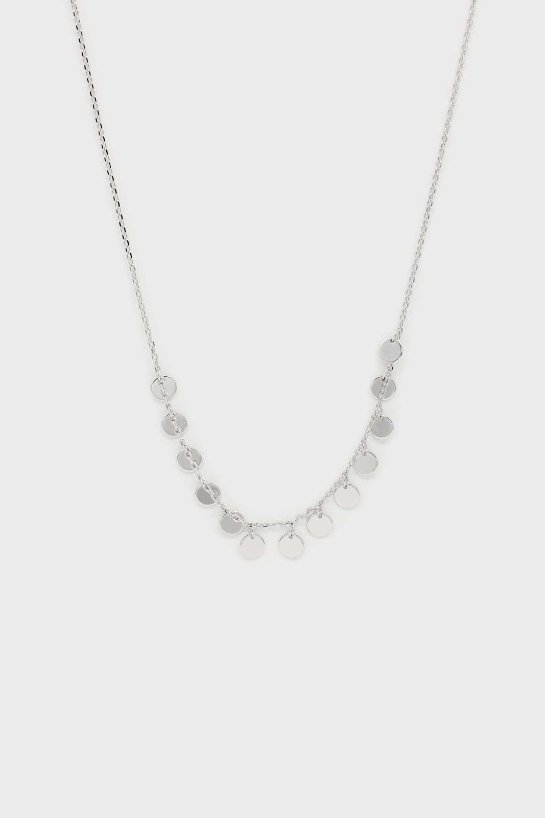 Charm necklace - Silver clustered circles