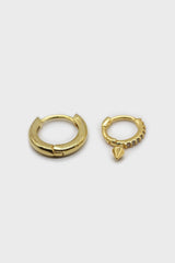 Gold shooting daggers ear party stack