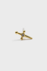 Gold shooting daggers ear party stack