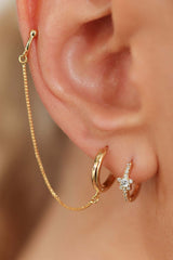 Gold connect the stars ear party stack