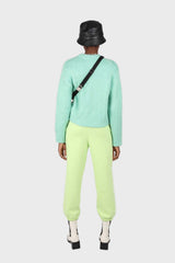 Neon green sweatpants