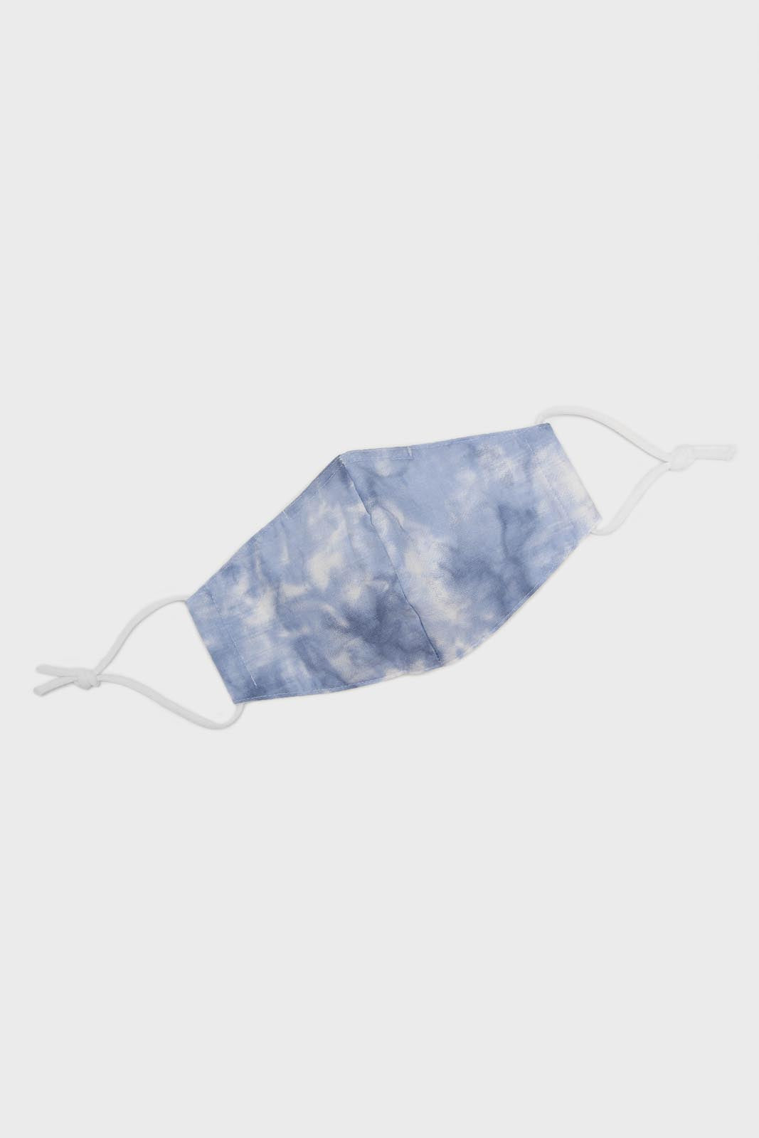 Blue tie dye face mask