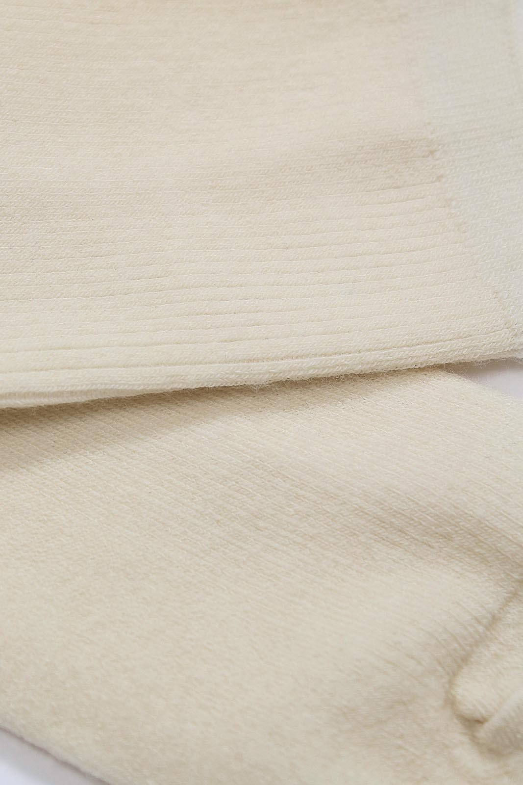 Ivory merino wool socks