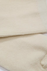 Ivory merino wool socks