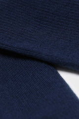 Navy blue merino wool socks