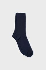 Navy blue merino wool socks