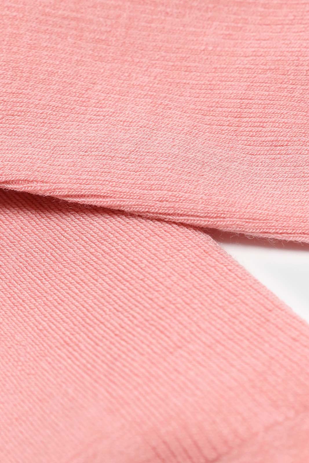 Light pink merino wool socks