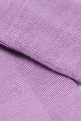 Lilac merino wool socks