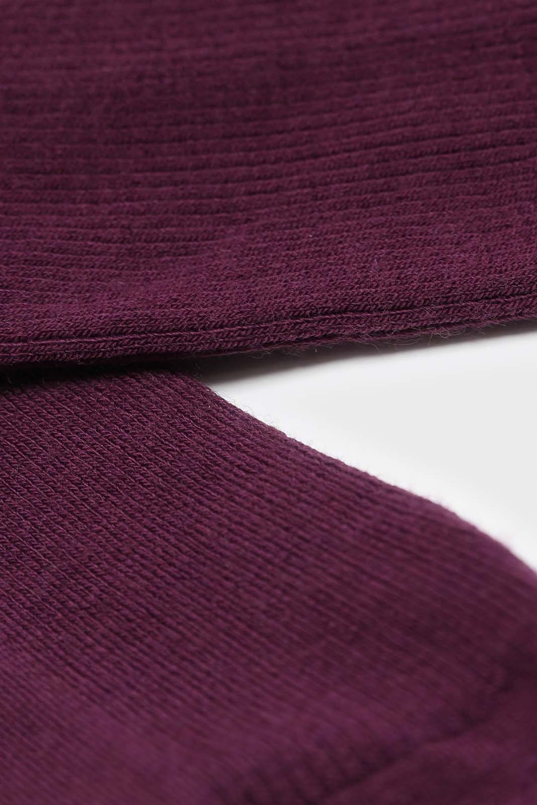 Violet merino wool socks