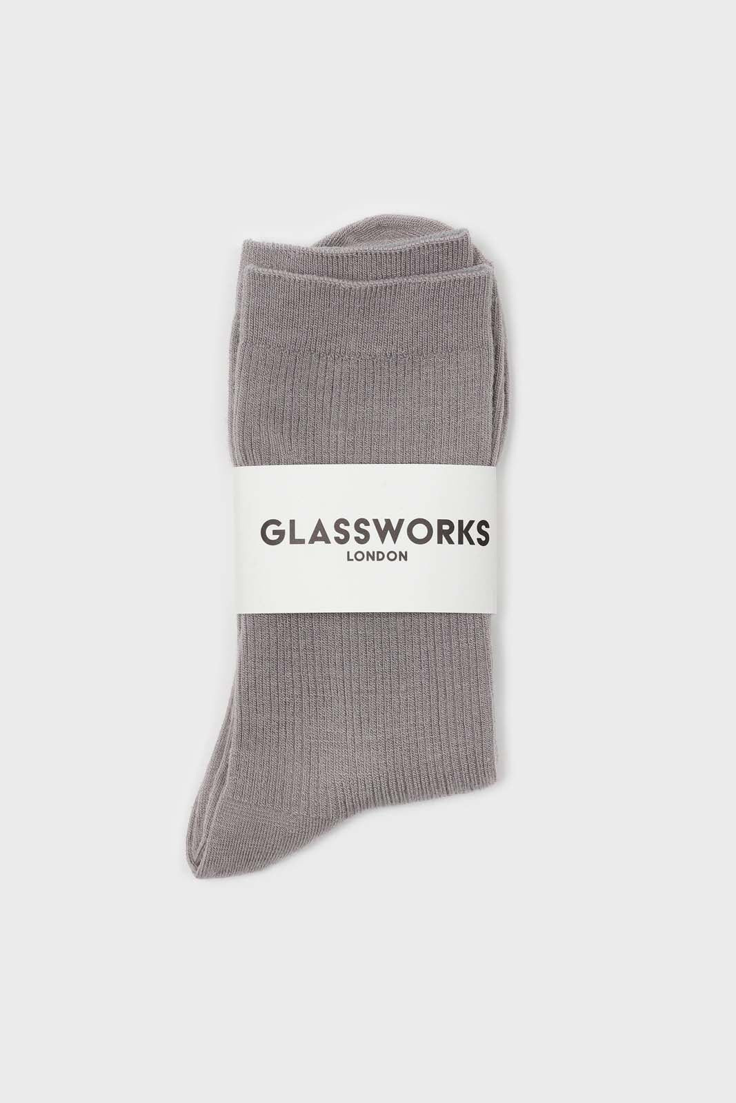 Light grey merino wool socks