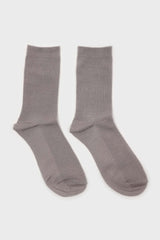 Light grey merino wool socks