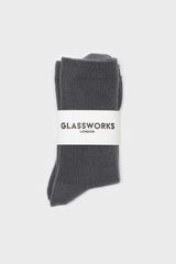 Grey merino wool socks