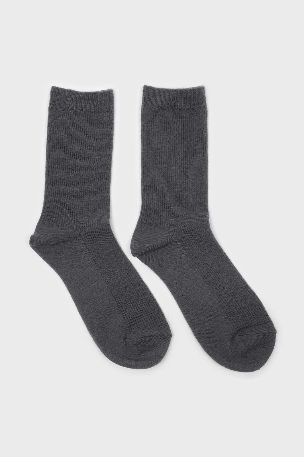 Grey merino wool socks