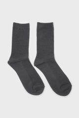 Grey merino wool socks